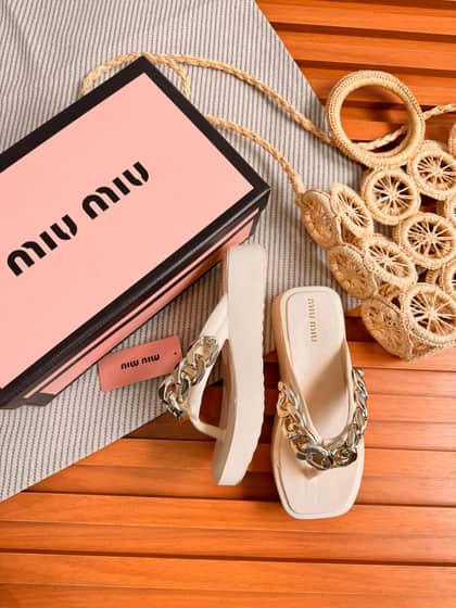 Miu miu plataforma corrente