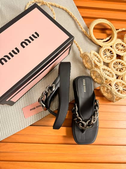 Miu miu plataforma corrente